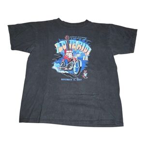 VTG 2001 Harley-Davidson Love Ride 18 T-Shirt XL Glendale Biker Rat Fink Style